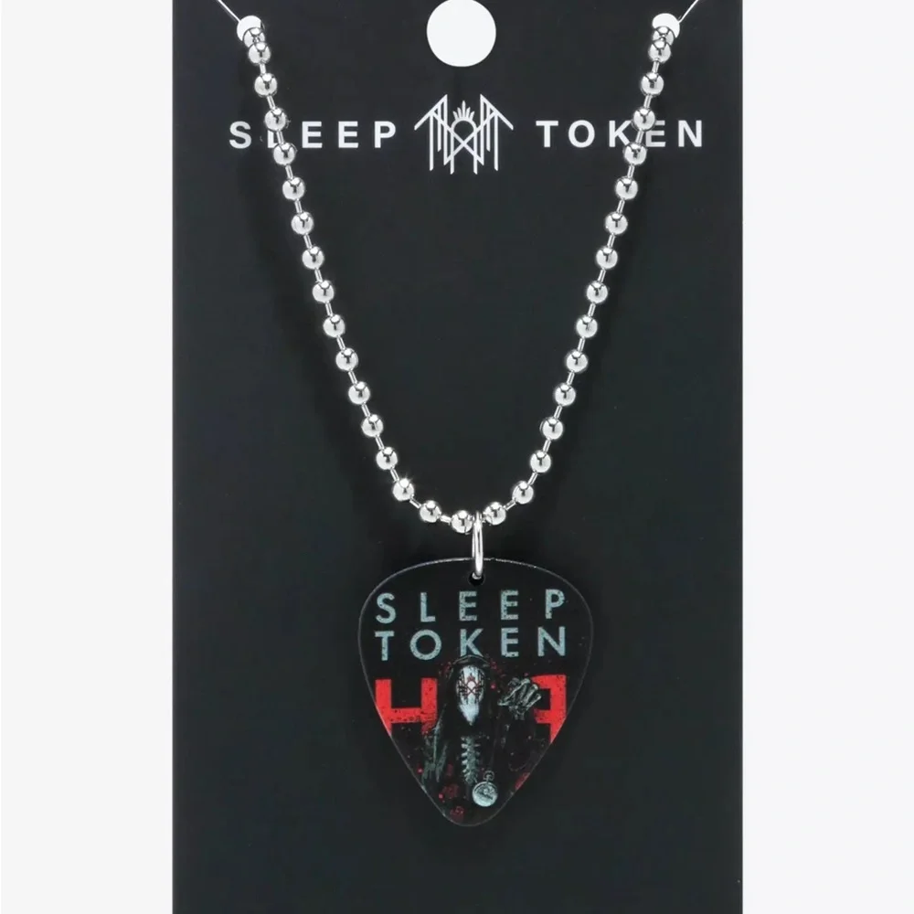 Sleep Token‎ Guitar Pick Ball Chain Necklace Hot Topic